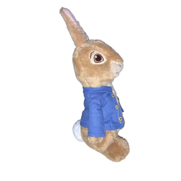 9" PETER RABBIT MOVIE PLUSH STUFFED ANIMAL 2018 JUST PLAY COLUMBIA PICTURES TOY - Picture 4 of 11